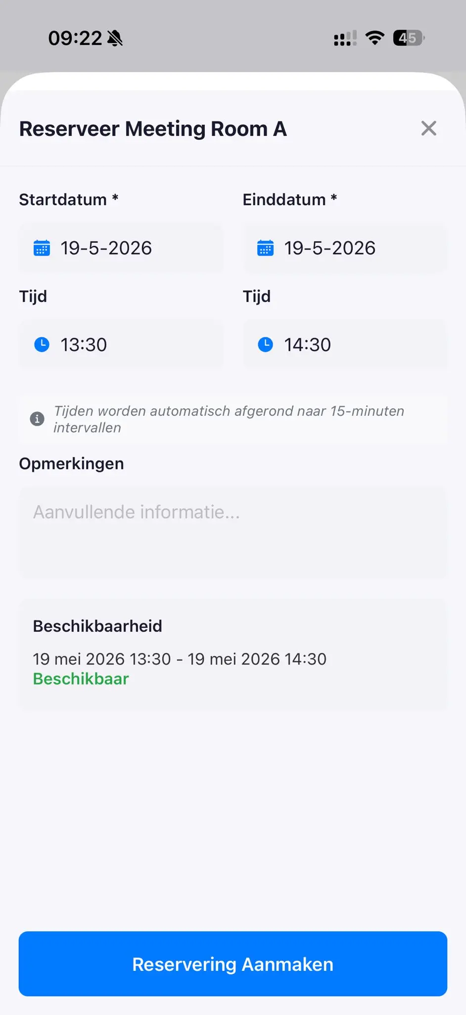 App scherm 4
